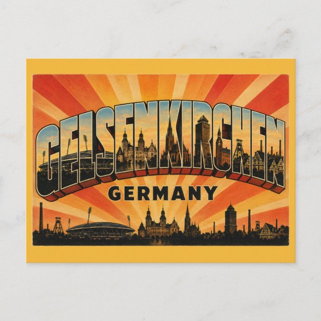 Gelsenkirchen Tyskland Veltins-Arena Vykort (Framsida)