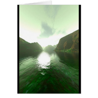 Gelthane flod (kortet) hälsningskort