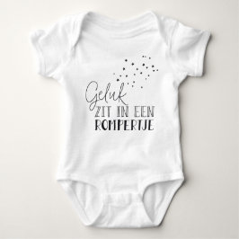 Geluk zit in een rompertje tröja
