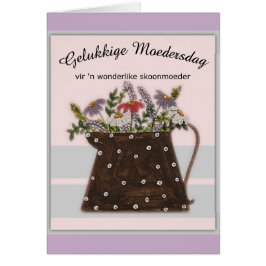 Gelukkige Moedersdag vir min skoonmoeder Hälsningskort