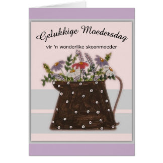 Gelukkige Moedersdag vir min skoonmoeder Hälsningskort