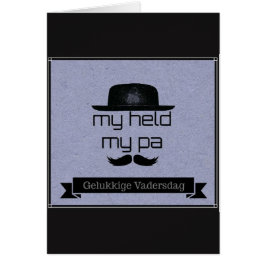 Gelukkige Vadersdag Hälsningskort