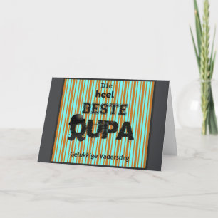 Gelukkige Vadersdag Oupa Kort