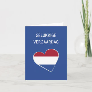 Gelukkige verjaardag, Dutch happy birthday Kort