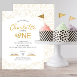 Gem Birthday-inbjudan för att tura en flicka Inbjudningar