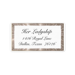 Gem för en adressetikett