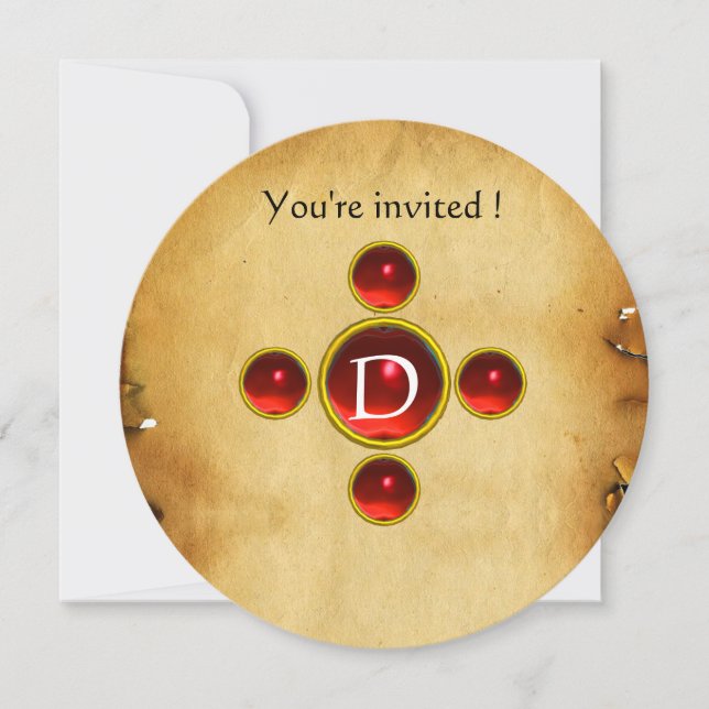 Gem kor 1:a Heligan Communion/Christening red Inbjudningar (Framsida)