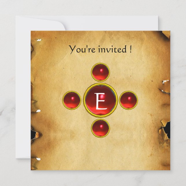 Gem kor 1:a Heligan Communion/Christening red Inbjudningar (Framsida)