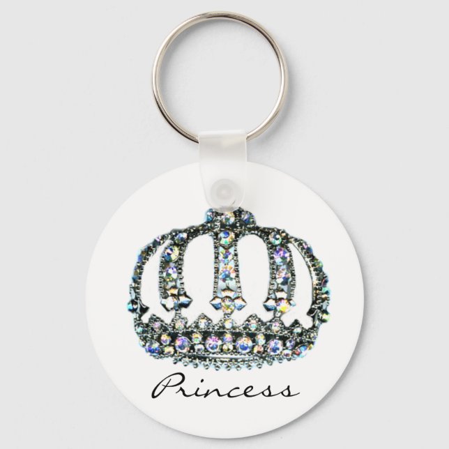 Gem of a Tiara Princess Keychain Nyckelring (Framsida)