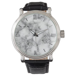 Gem Stone Mönster, Grått / Grått Marble Armbandsur
