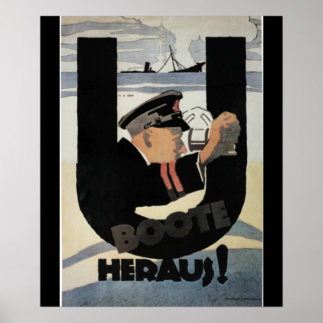 gemany U Boote Heraus_Propaganda Poster (Framsidan)