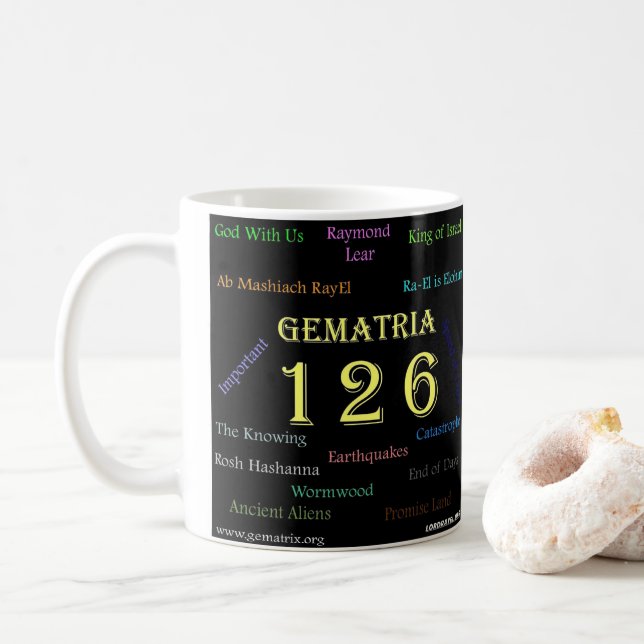 GEMATRIA 126 MUGG (Med munk)