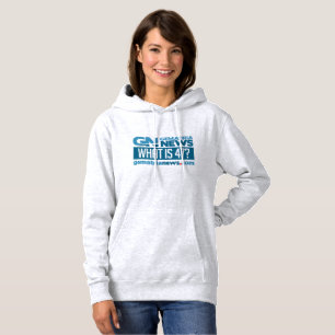 Gematria nyheterna vad är 47? Kvinnor Hooded T Shirt