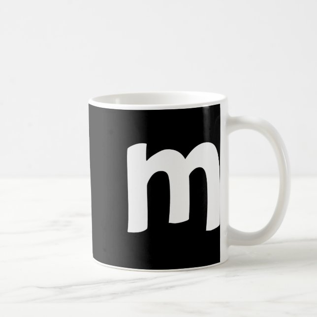 Gemena alfabetet M God Jul  Kaffemugg (Höger)