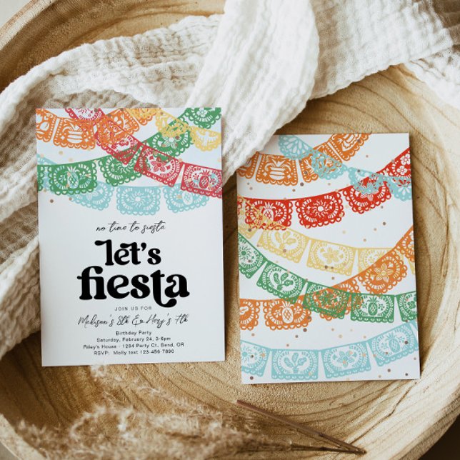 Gemensam inbjudan på Fiesta-födelsedagen (Skapare uppladdad)