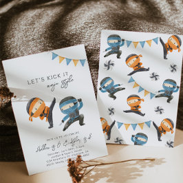 Gemensam inbjudan till Ninja-födelsedag | Syskon f