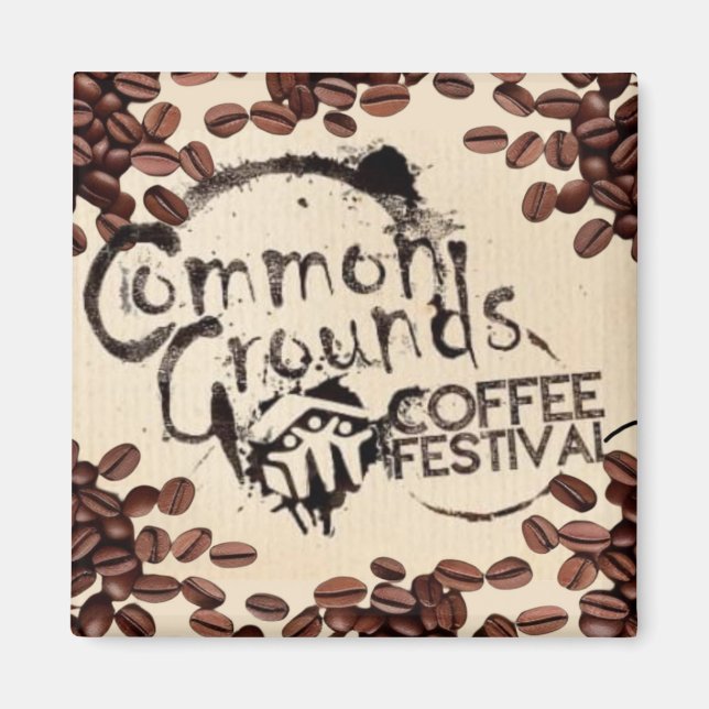 Gemensam kaffefestival i marken magnet (Framsidan)