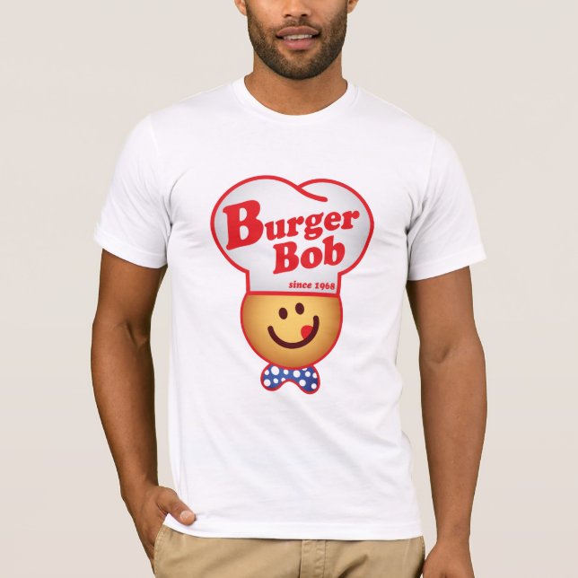 Gemensam Retro hamburgare - T-shirt (Framsida)