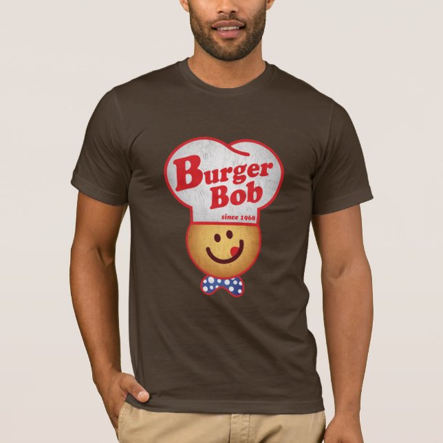 Gemensam Retro hamburgare - T-shirt (Framsida)