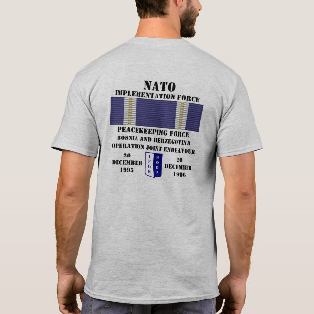 Gemensamma operationssändare tee shirt (Baksida)