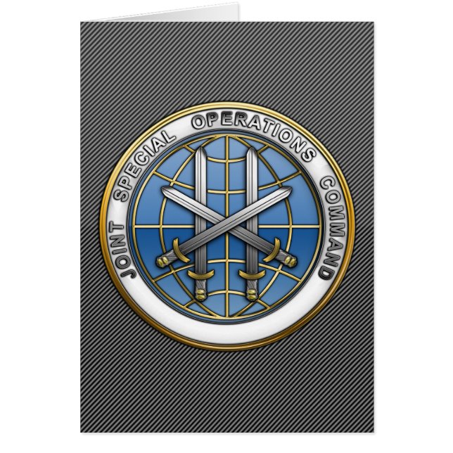 Gemensamma Speciella operationskommittén Hälsningskort (Framsidan)