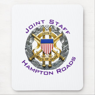 Gemensamma staben - Hampton Roads Mousepad (Lodrät Musmatta