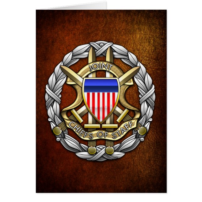 Gemensamma stabschefer hälsningskort (Framsidan)