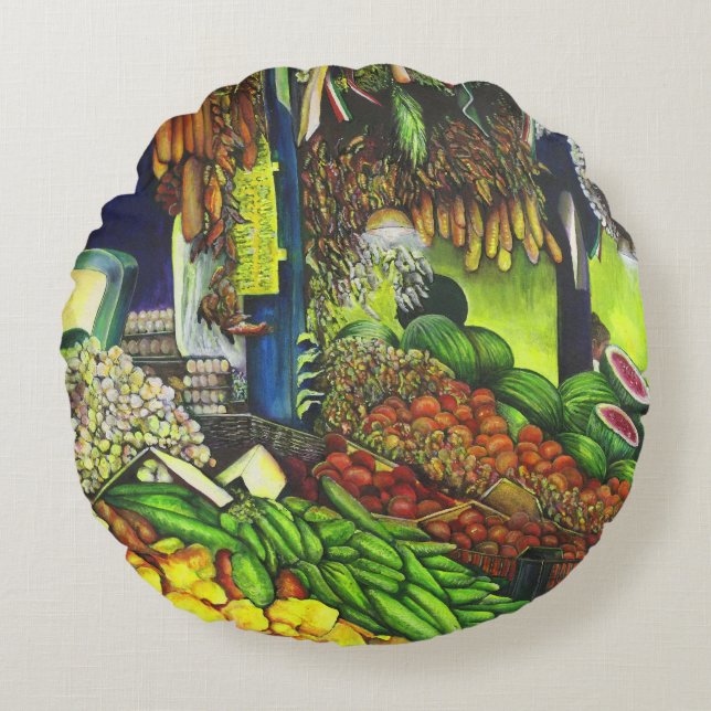 Gemensamma trådar för mänskliga interaktioner rund kudde (Framsidan)