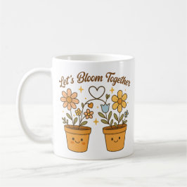 Gemensamt bloom - Cute Plant Kärlek Kaffemugg