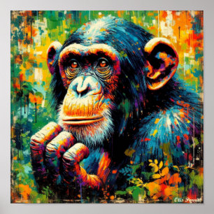 GEMENSAMT CHIMPANZEE 2 POSTER