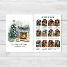 Gemenskap Föreställd Akvarell Årsöversikt