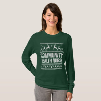 Gemenskapens hälsosjuksköterska Ugly jul Sweater Tröja