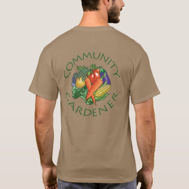 Gemenskapens  trädgårdsskötsel t-shirt (Baksida)