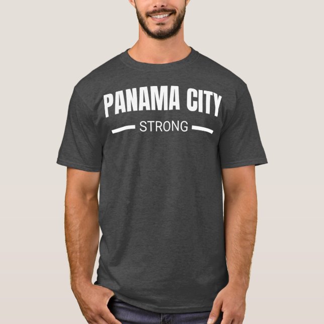 Gemenskapsstöd för Panama City Bay County Florida T Shirt (Framsida)
