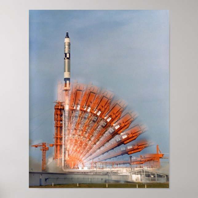 Gemini 10 Launch Poster (Framsidan)