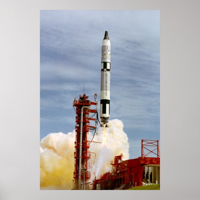 Gemini 11-lansering poster (Framsidan)