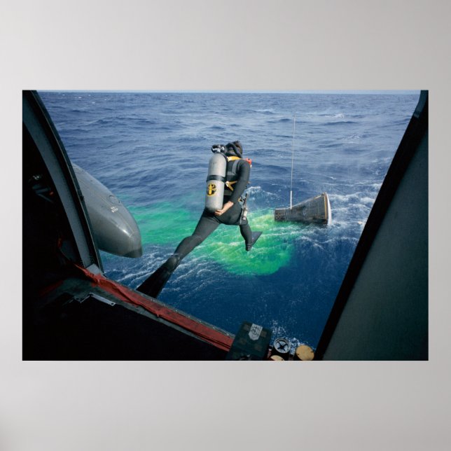 Gemini 12 Splashdown & Recovery Poster (Framsidan)