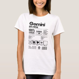Gemini 1994 t shirt