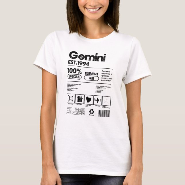Gemini 1994 t shirt (Framsida)