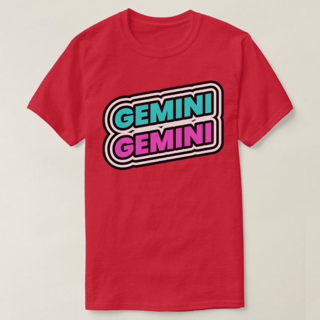 Gemini 1 t shirt (Design framsida)