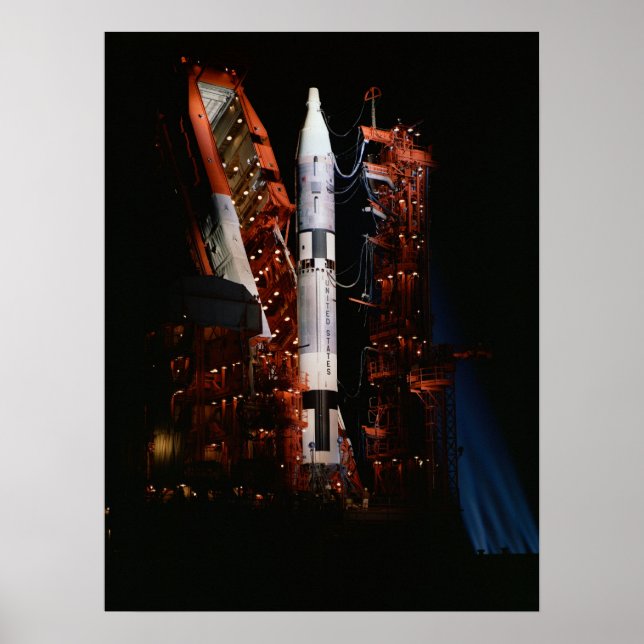 Gemini 3 om lanseringspadden poster (Framsidan)