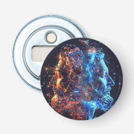 Gemini 3D man avatar Flasköppnare