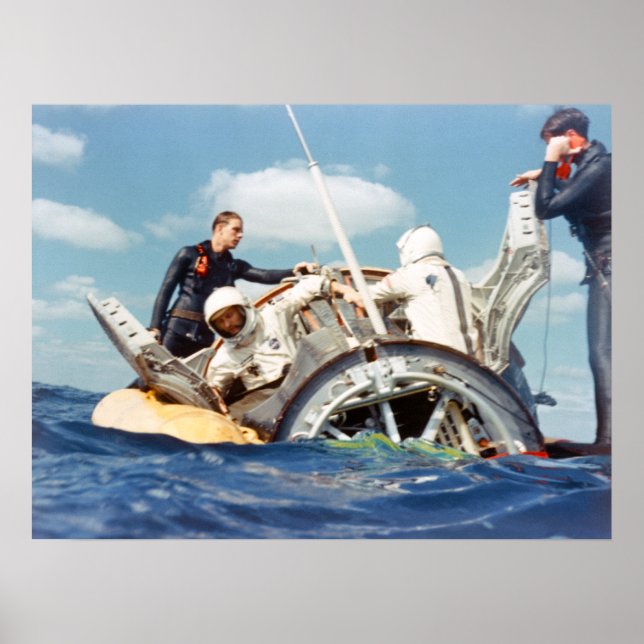 Gemini 6A Splashdown & Recovery Poster (Framsidan)