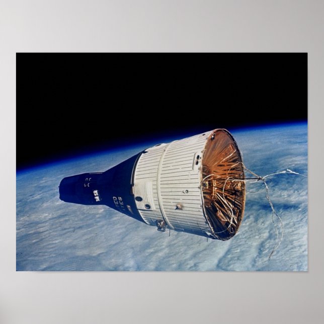 Gemini 7 rymdfarkoster betraktad från Gemini 6A Poster (Framsidan)