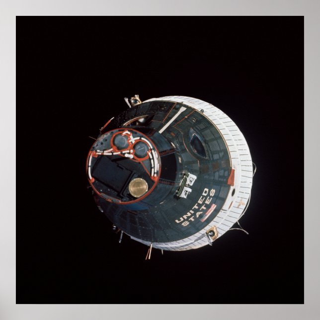 Gemini 7 rymdfarkoster betraktad från Gemini 6A Poster (Framsidan)