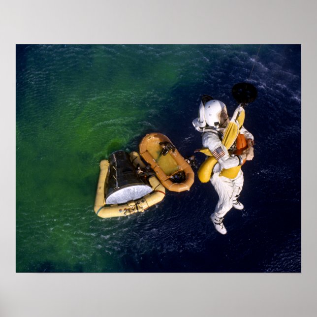 Gemini 7 Splashdown & Recovery Poster (Framsidan)