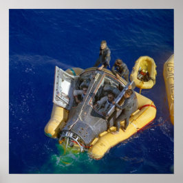 Gemini 8 Capsule Armstrong Scott Recovery C 1966 Poster