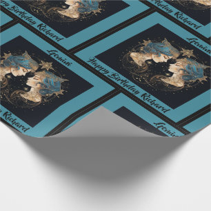 Gemini Add Namn Birthday Zodiac Gift Presentpapper