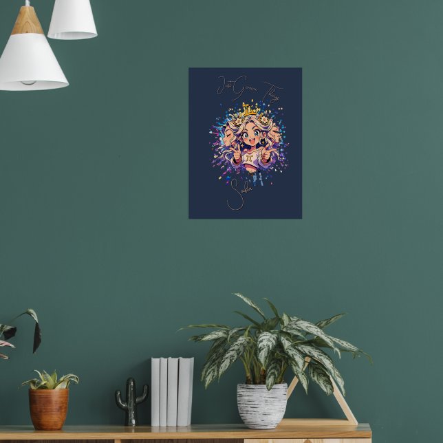 Gemini Anime Sweet 16 Custom Poster (Vardagsrum 1)