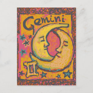 Gemini anpassadeastrologiprodukter vykort